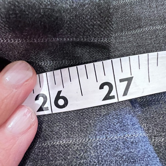 Brooks Bothers X Loro Piana Pinstriped Gray Wool Suit Size 44 X 38 - Picture 10 of 16